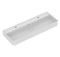 Ideal Standard Strada II - Umyvadlo 120x43 cm, s přepadem, 2 otvory pro baterii, s Ideal Plus, bílá T3595MA