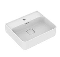 Ideal Standard Strada II - Umyvadlo 50x43 cm, s přepadem, s otvorem pro baterii, s Ideal Plus, bílá T2928MA