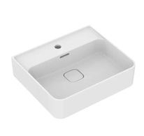 Ideal Standard Strada II - Umyvadlo 50x43 cm, s přepadem, s otvorem pro baterii, s Ideal Plus, bílá T2928MA
