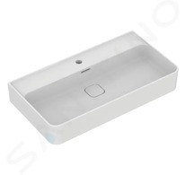 Ideal Standard Strada II - Umyvadlo 80x43 cm, s přepadem, s otvorem pro baterii, bílá T300101
