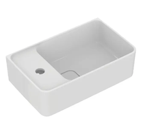 Ideal Standard Strada II - Umývátko 45x27 cm, s přepadem, otvor pro baterii vlevo, bílá T299501