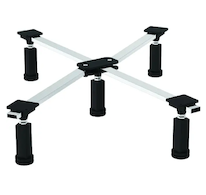 Ideal Standard Strada - Nohy ke sprchové vaničce, chrom/černá K712667