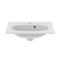Ideal Standard Tesi - Umyvadlo 53x38 cm, s přepadem, otvor pro baterii, bílá T351101