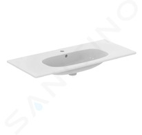 Ideal Standard Tesi - Umyvadlo nábytkové 103x45x17 cm, s přepadem, otvor pro baterii, bílá T350801