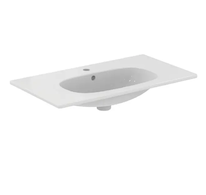 Ideal Standard Tesi - Umyvadlo nábytkové 83x45 cm, s přepadem, otvor pro baterii, bílá T350901