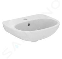 Ideal Standard Tesi - Umývátko 45x36 cm, s přepadem, s otvorem pro baterii, bílá T352401