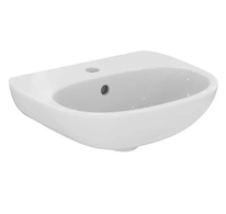 Ideal Standard Tesi - Umývátko 45x36 cm, s přepadem, s otvorem pro baterii, bílá T352401