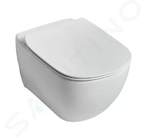 Ideal Standard Tesi - Závěsné WC se sedátkem, AquaBlade, bílá T354701