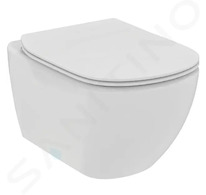 Ideal Standard Tesi - Závěsné WC se sedátkem SoftClose, RimLS+, bílá T536001