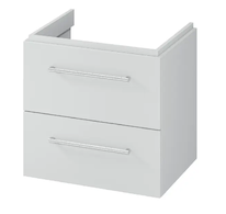 kielle Arkas I - Skříňka pod umyvadlo 59x57x44 cm, 2 zásuvky, šedá 50011602