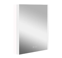 kielle Arkas I - Zrcadlová skříňka s LED osvětlením, vyhříváním a USB portem, 55x70x13 cm, bílá 50111610