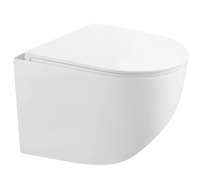 kielle Gaia - Závěsné kompaktní WC se sedátkem SoftClose, Rimless, bílá 30115003