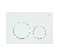 kielle Gemini New I - Ovládací tlačítko splachování, lesklá bílá 70231020