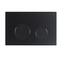 kielle Gemini New II - Ovládací tlačítko splachování, matná černá 70230040