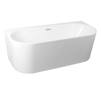 kielle Idolio - Volně stojící vana ke zdi 170x75 cm, bílá 11324431