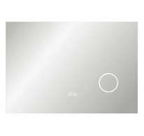 kielle Idolio - Zrcadlo s LED osvětlením a vyhříváním, 70x100 cm, kosmetické zrcátko 50324041