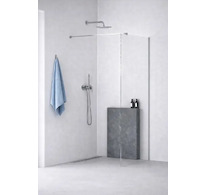 kielle Meara - Sprchová stěna Walk-In 110x200 cm, chrom/čiré sklo 20726WI1100