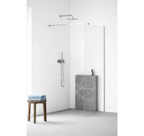 kielle Meara - Sprchová stěna Walk-In 90x200 cm, chrom/čiré sklo 20726WI0900