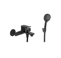 kielle Nefia - Vanová baterie s příslušenstvím EcoSpare, matná černá 10327SN104