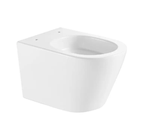 kielle Nefia - Závěsné WC, Vortex Rimless+, bílá 30127010