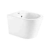 kielle Nefia - Závěsný bidet, s přepadem, s otvorem pro baterii, bílá 30327000