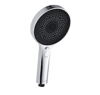 kielle Oudee - Sprchová hlavice 130, 3 proudy, EcoSpare, chrom/černá 20402000E