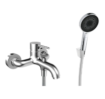kielle Oudee - Vanová baterie s příslušenstvím EcoSpare, chrom 10302SN10