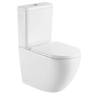 kielle Oudee - WC kombi set s nádržkou a sedátkem softclose, Vortex Rimless, bílá 30202010