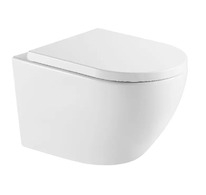 kielle Oudee - Závěsné WC se sedátkem Softclose, Vortex Rimless+, bílá 30102010-SET2