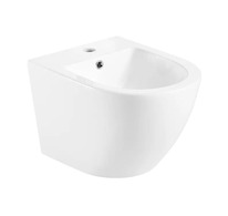 kielle Oudee - Závěsný bidet, s přepadem, s otvorem pro baterii, bílá 30302010
