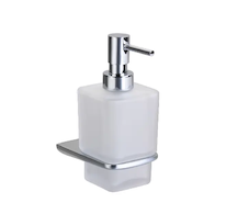 kielle Vega - Dávkovač mýdla s držákem, matné sklo/chrom 40118000