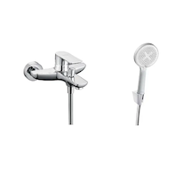 kielle Vega - Vanová baterie s příslušenstvím EcoSpare, chrom 10318SN20