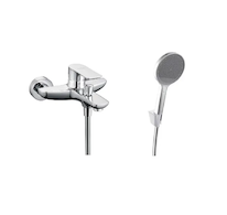 kielle Vega - Vanová baterie s příslušenstvím EcoSpare, chrom 10318SN40