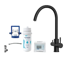 kielle Wimeo - Dřezová baterie včetně filtrace, matná černá 10525SFI104