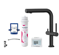 kielle Wimeo - Dřezová baterie včetně filtrace, matná černá 10525SFI184