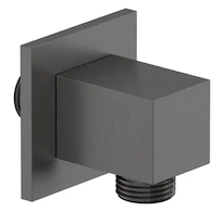 Kludi A-Qa - Nástěnné kolínko, broušený Gunmetal 65549N2-00