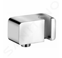 Kludi A-Qa - Nástěnné kolínko s držákem sprchy, chrom 6556005-00