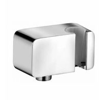 Kludi A-Qa - Nástěnné kolínko s držákem sprchy, chrom 6556005-00