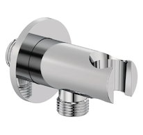 Kludi A-Qa - Sprchové kolínko s držákem, chrom 6556705-00