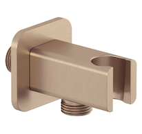 Kludi A-Qa - Sprchové kolínko s držákem, kartáčovaný bronz 65568N1-00