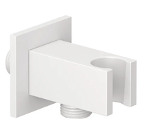 Kludi A-Qa - Sprchové kolínko s držákem, matná bílá 6556953-00