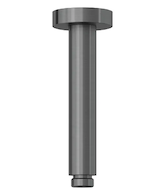 Kludi A-Qa - Sprchové rameno stropní, 15 cm, broušený Gunmetal 66515N2-00