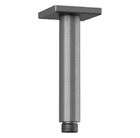 Kludi A-Qa - Sprchové rameno stropní, 15 cm, broušený Gunmetal 66535N2-00