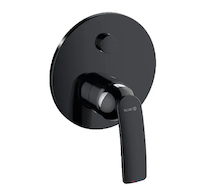 Kludi Balance - Baterie pod omítku pro 2 spotřebiče, matná černá/chrom 527598775