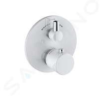 Kludi Balance - Termostatická baterie pod omítku, pro 2 spotřebiče, bílá/chrom 528109175