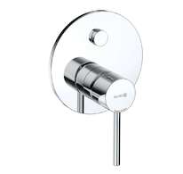 Kludi Bozz - Baterie pod omítku, pro 2 spotřebiče, chrom 387630576