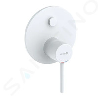 Kludi Bozz - Baterie pod omítku pro 2 spotřebiče, matná bílá 387595376