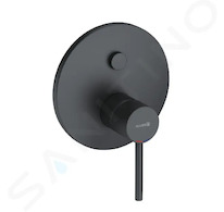 Kludi Bozz - Baterie pod omítku pro 2 spotřebiče, matná černá 386593976