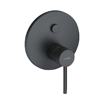 Kludi Bozz - Baterie pod omítku pro 2 spotřebiče, matná černá 386593976