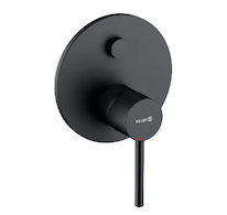 Kludi Bozz - Baterie pod omítku pro 2 spotřebiče, matná černá 387593976